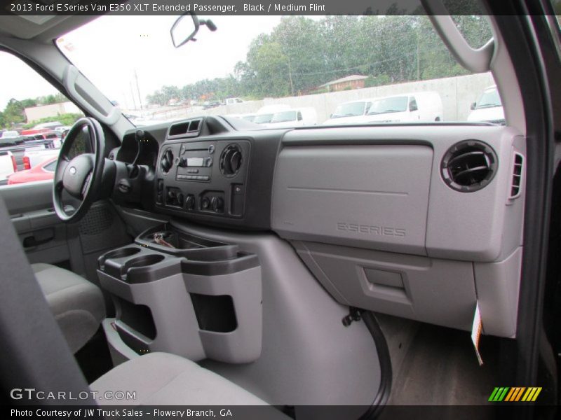 Black / Medium Flint 2013 Ford E Series Van E350 XLT Extended Passenger
