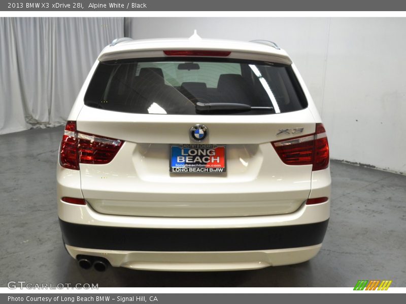 Alpine White / Black 2013 BMW X3 xDrive 28i