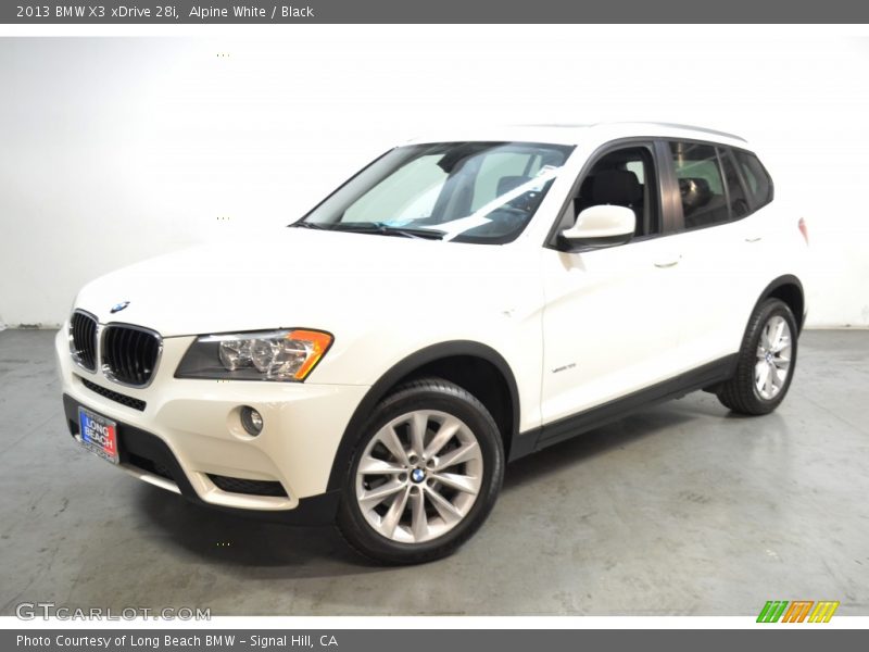 Alpine White / Black 2013 BMW X3 xDrive 28i