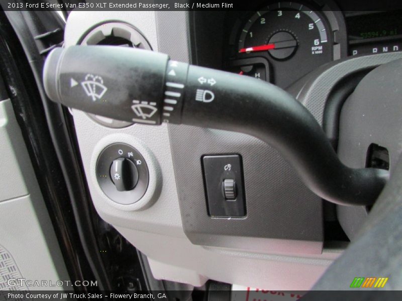 Black / Medium Flint 2013 Ford E Series Van E350 XLT Extended Passenger