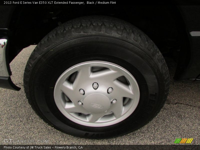 Black / Medium Flint 2013 Ford E Series Van E350 XLT Extended Passenger