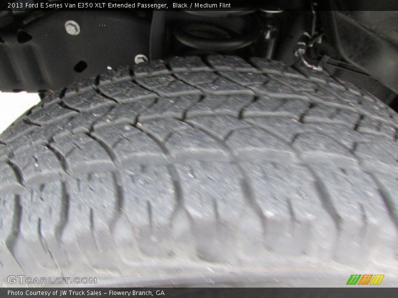 Black / Medium Flint 2013 Ford E Series Van E350 XLT Extended Passenger