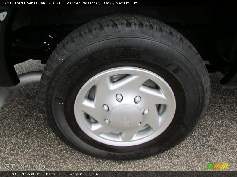 Black / Medium Flint 2013 Ford E Series Van E350 XLT Extended Passenger