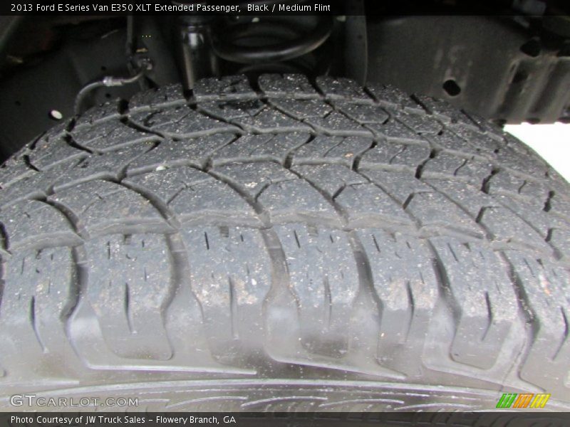 Black / Medium Flint 2013 Ford E Series Van E350 XLT Extended Passenger