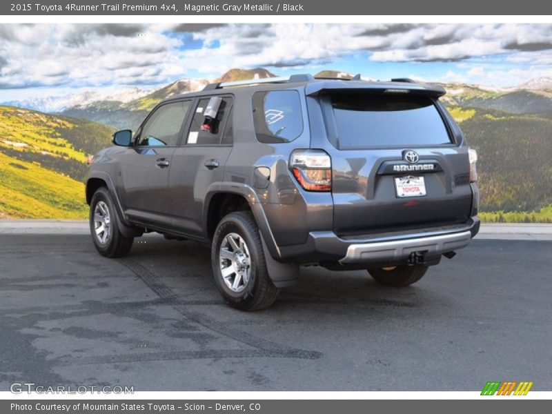 Magnetic Gray Metallic / Black 2015 Toyota 4Runner Trail Premium 4x4