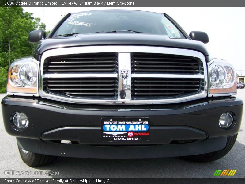 Brilliant Black / Light Graystone 2006 Dodge Durango Limited HEMI 4x4