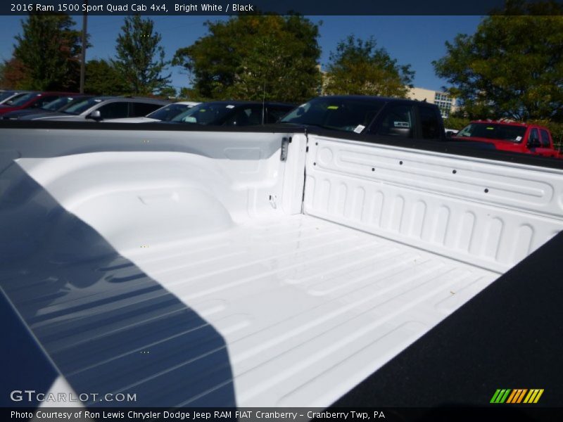 Bright White / Black 2016 Ram 1500 Sport Quad Cab 4x4
