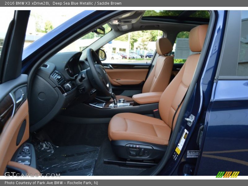 Front Seat of 2016 X3 xDrive28i