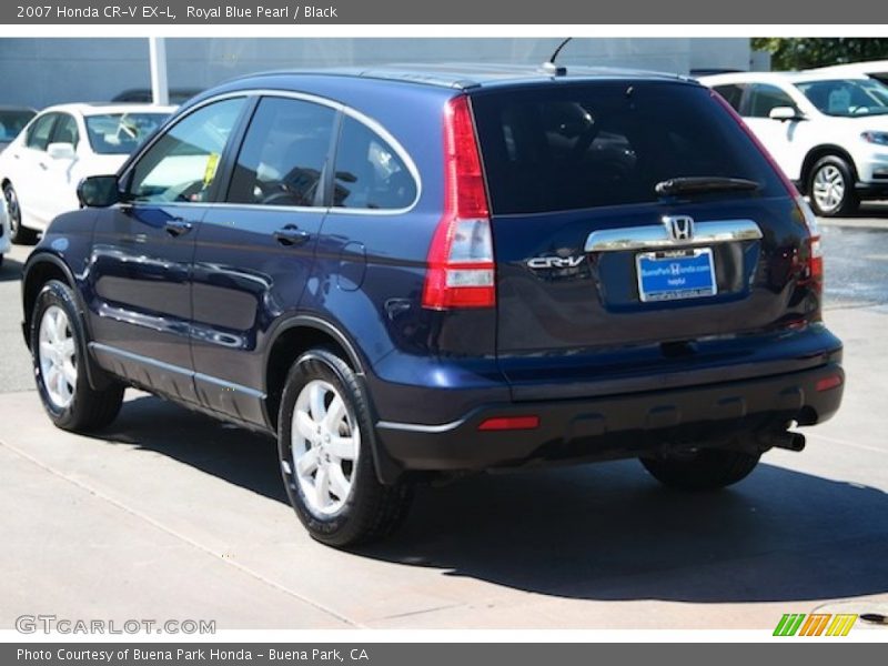 Royal Blue Pearl / Black 2007 Honda CR-V EX-L