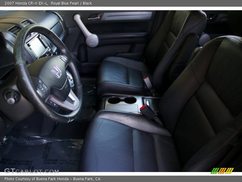 Royal Blue Pearl / Black 2007 Honda CR-V EX-L