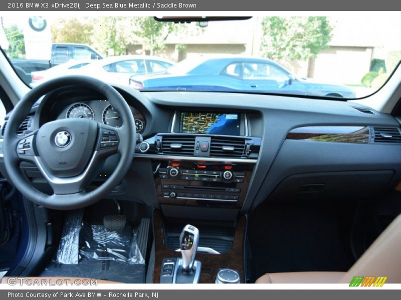 Dashboard of 2016 X3 xDrive28i
