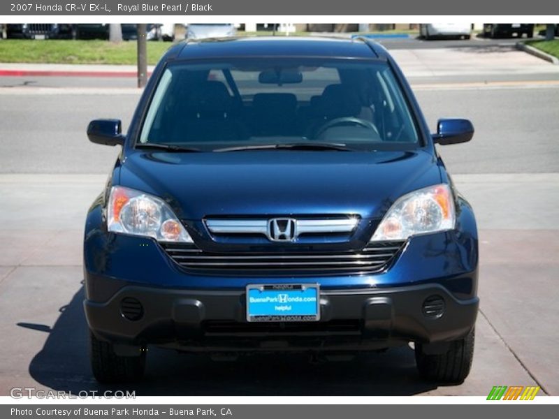 Royal Blue Pearl / Black 2007 Honda CR-V EX-L