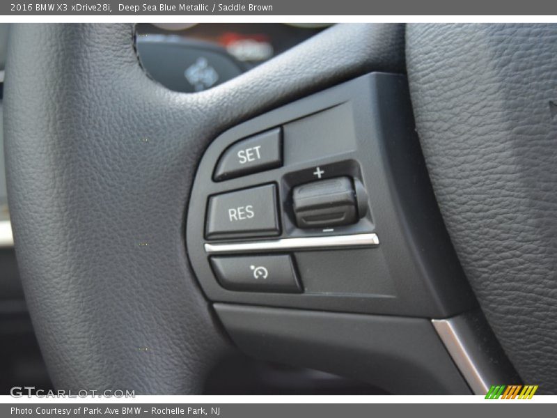 Controls of 2016 X3 xDrive28i