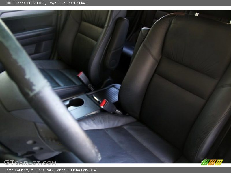 Royal Blue Pearl / Black 2007 Honda CR-V EX-L