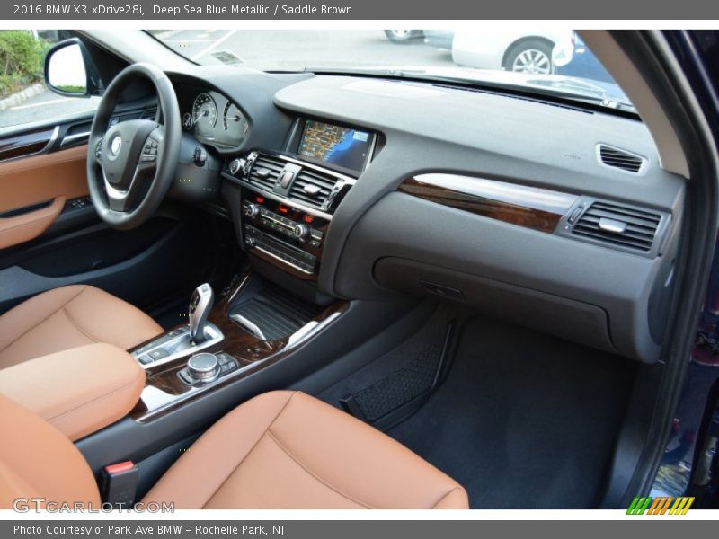 Dashboard of 2016 X3 xDrive28i