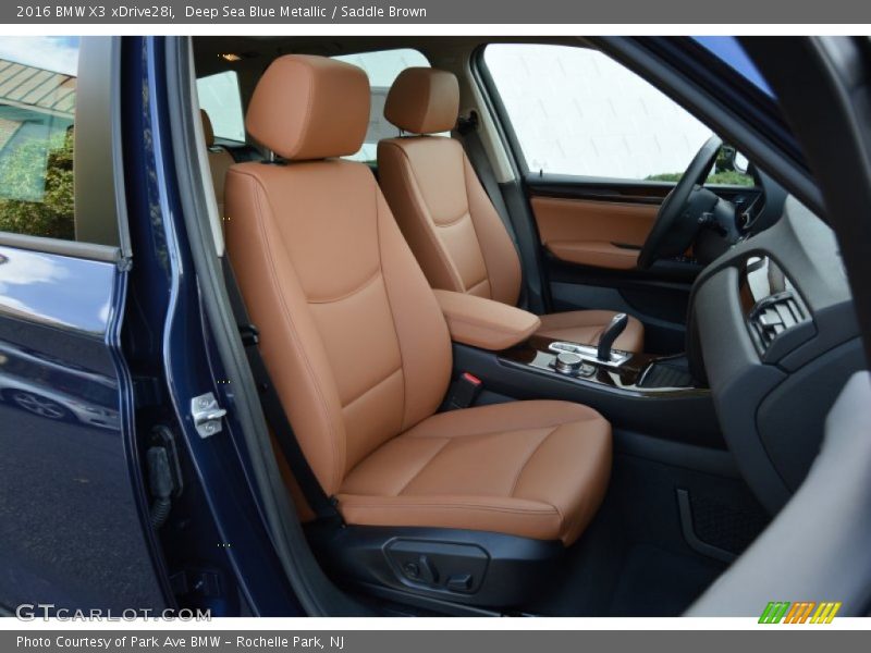 Front Seat of 2016 X3 xDrive28i