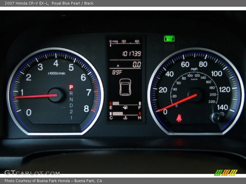 Royal Blue Pearl / Black 2007 Honda CR-V EX-L