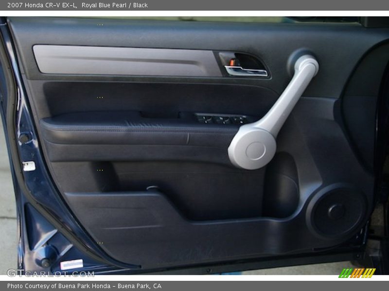 Royal Blue Pearl / Black 2007 Honda CR-V EX-L