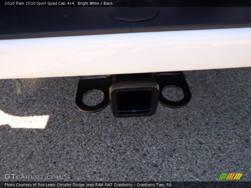 Bright White / Black 2016 Ram 1500 Sport Quad Cab 4x4