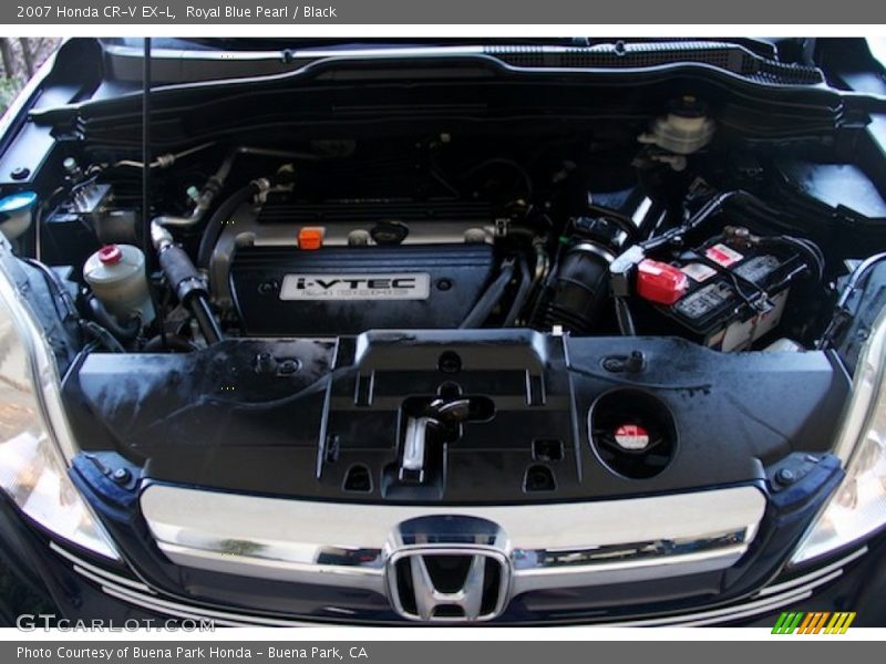 Royal Blue Pearl / Black 2007 Honda CR-V EX-L
