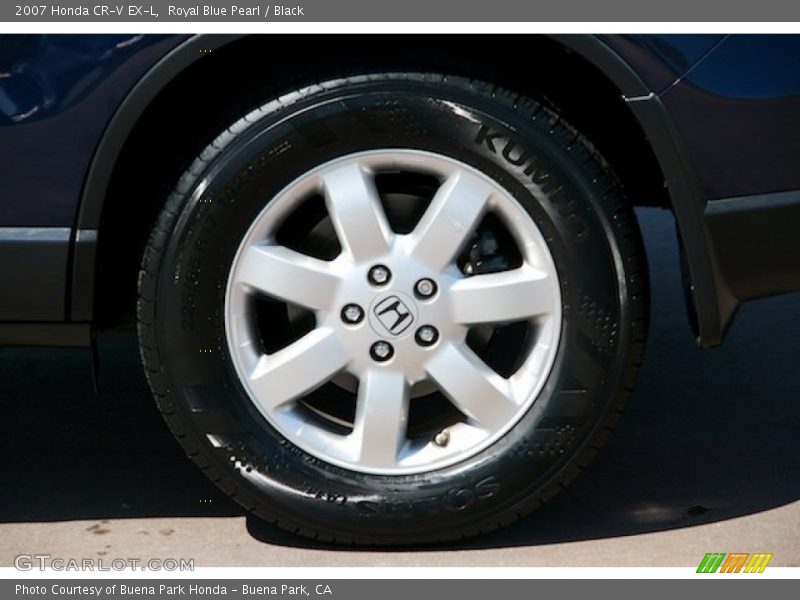 Royal Blue Pearl / Black 2007 Honda CR-V EX-L