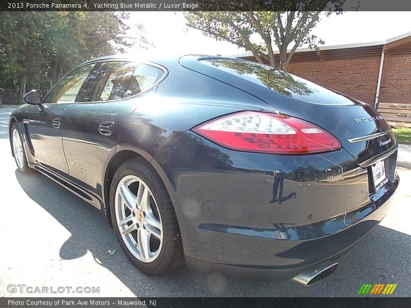 Yachting Blue Metallic / Luxor Beige 2013 Porsche Panamera 4