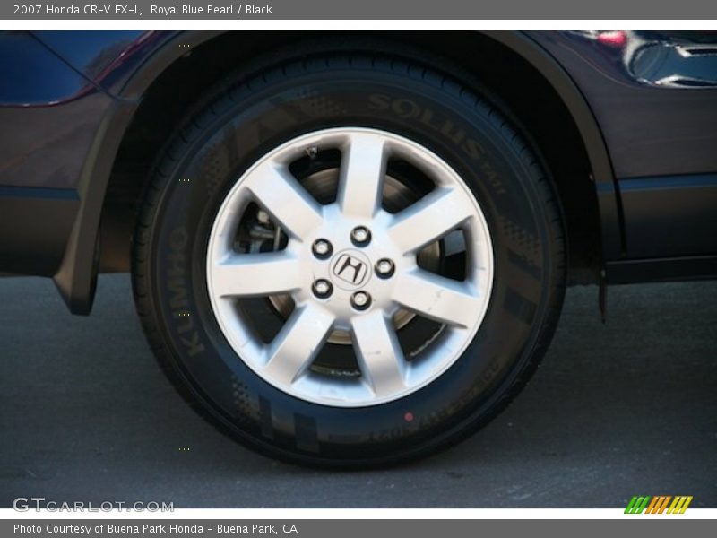 Royal Blue Pearl / Black 2007 Honda CR-V EX-L