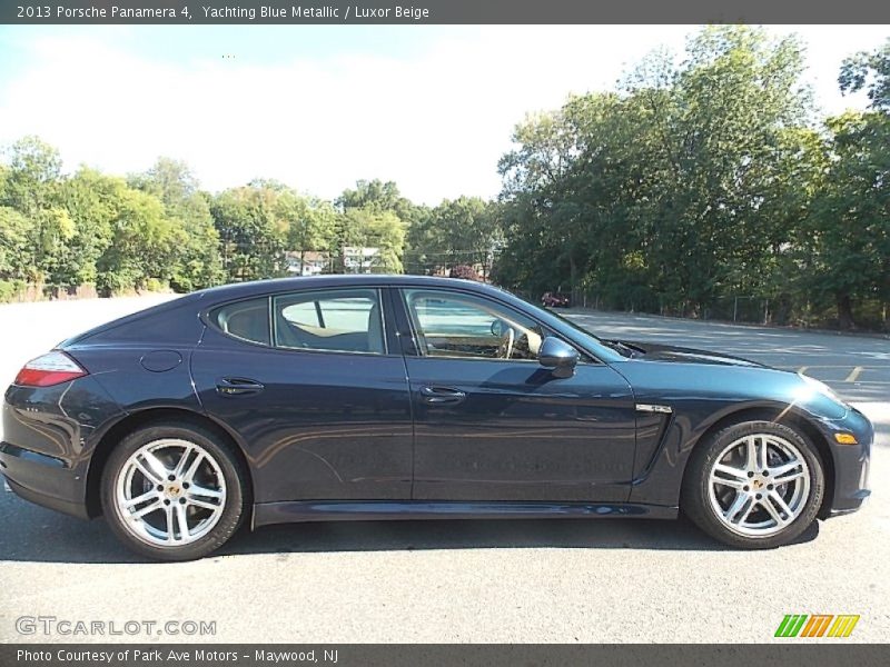 Yachting Blue Metallic / Luxor Beige 2013 Porsche Panamera 4