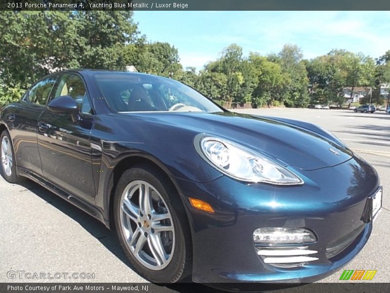 Yachting Blue Metallic / Luxor Beige 2013 Porsche Panamera 4