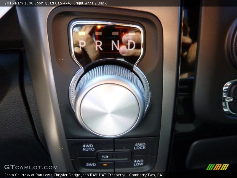 Bright White / Black 2016 Ram 1500 Sport Quad Cab 4x4