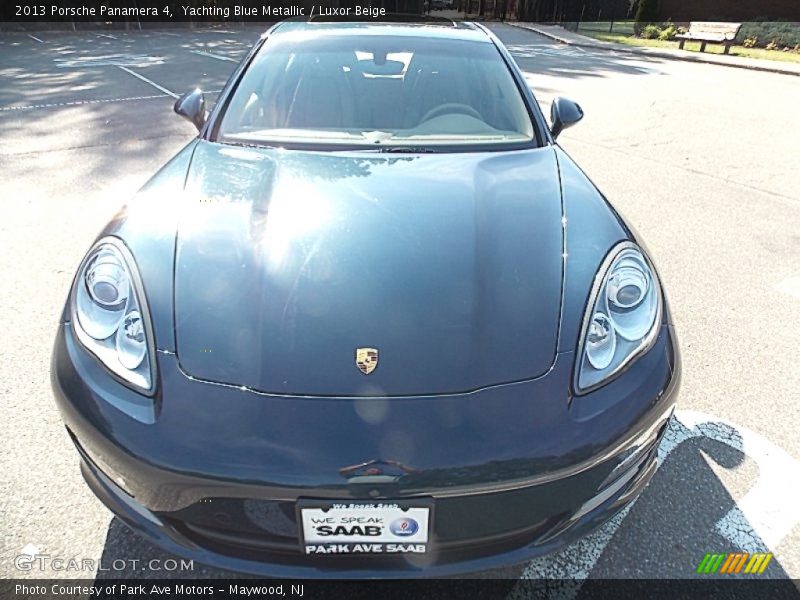 Yachting Blue Metallic / Luxor Beige 2013 Porsche Panamera 4