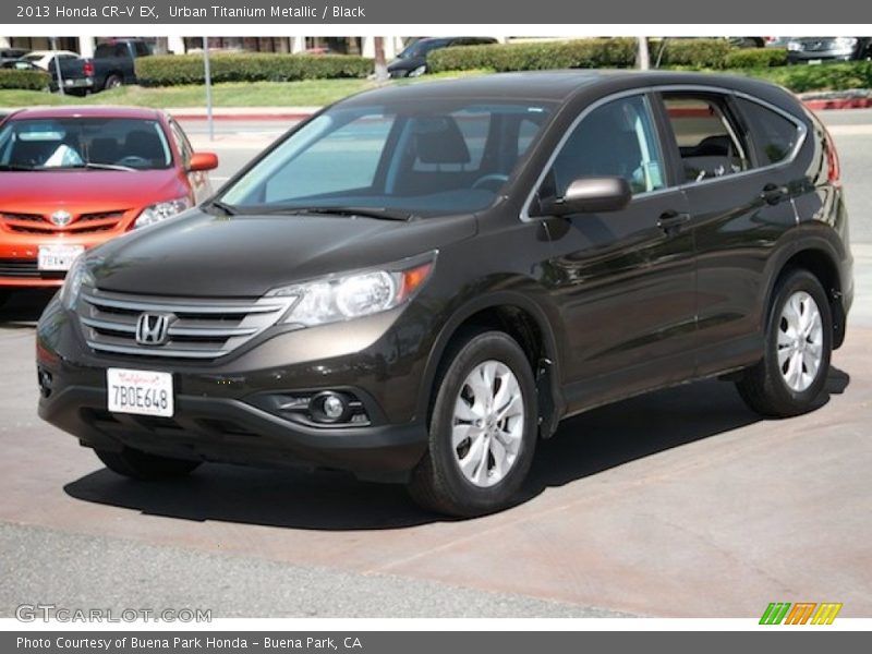 Urban Titanium Metallic / Black 2013 Honda CR-V EX