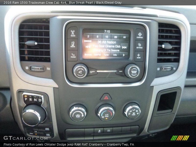 Controls of 2016 1500 Tradesman Crew Cab 4x4