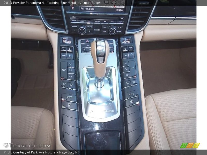 Yachting Blue Metallic / Luxor Beige 2013 Porsche Panamera 4