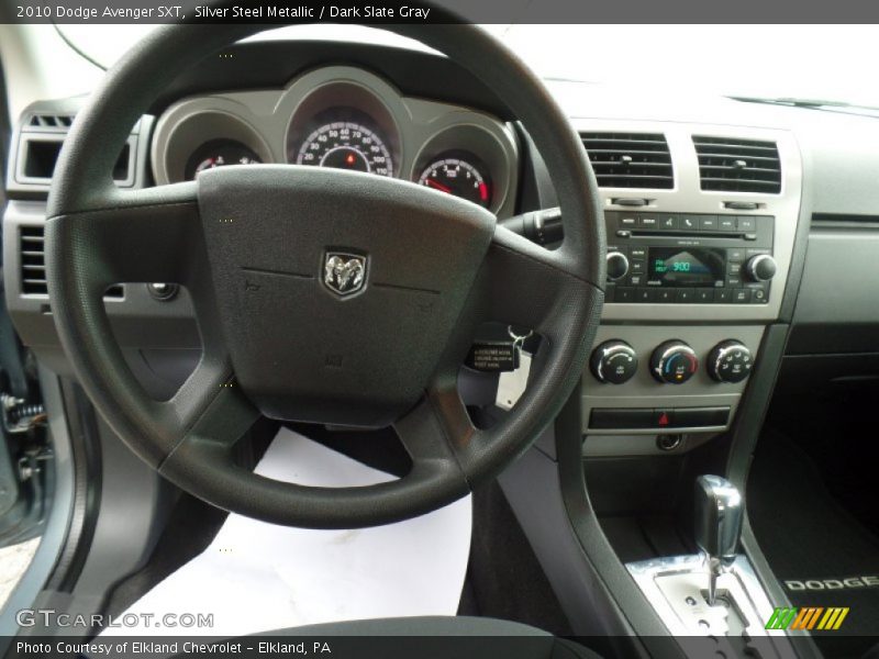 Silver Steel Metallic / Dark Slate Gray 2010 Dodge Avenger SXT