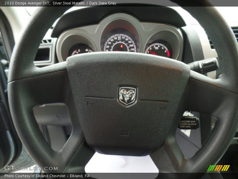 Silver Steel Metallic / Dark Slate Gray 2010 Dodge Avenger SXT
