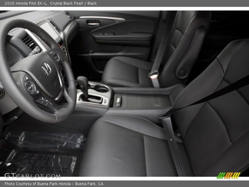 Crystal Black Pearl / Black 2016 Honda Pilot EX-L