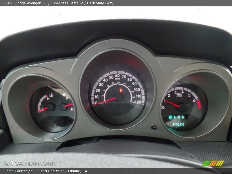 Silver Steel Metallic / Dark Slate Gray 2010 Dodge Avenger SXT