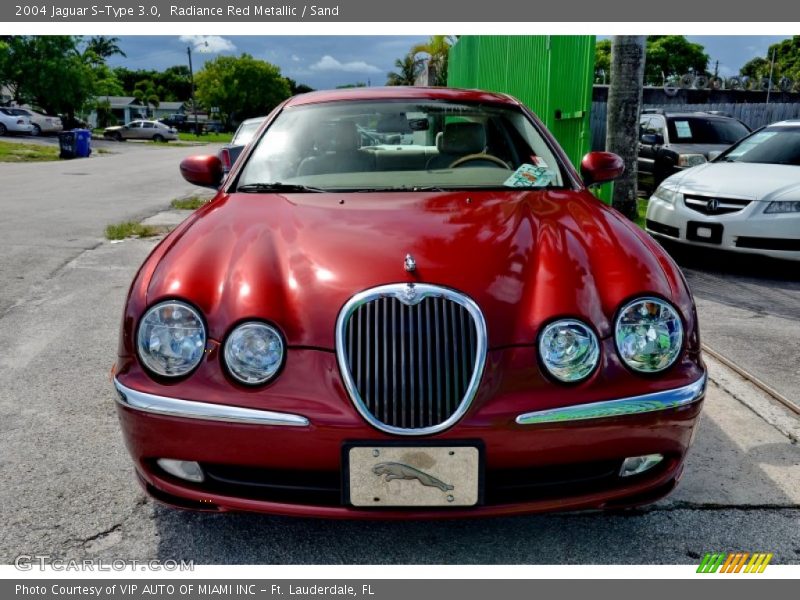 Radiance Red Metallic / Sand 2004 Jaguar S-Type 3.0