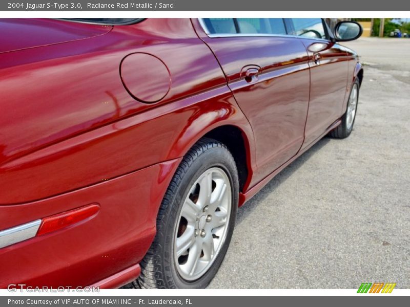 Radiance Red Metallic / Sand 2004 Jaguar S-Type 3.0