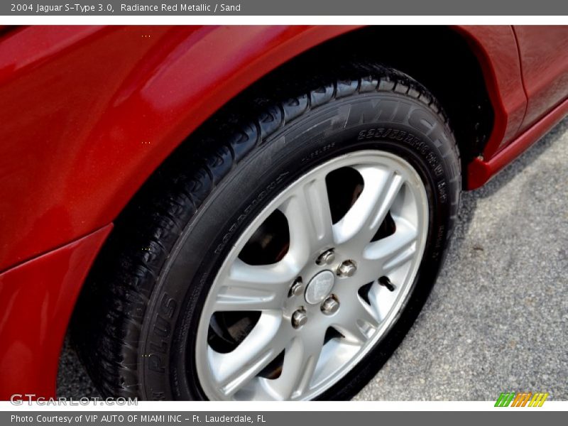 Radiance Red Metallic / Sand 2004 Jaguar S-Type 3.0