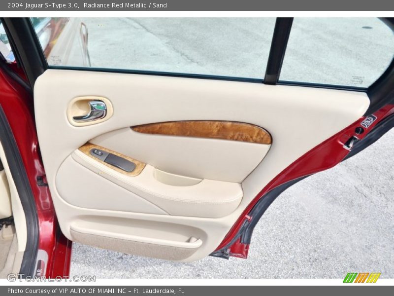 Radiance Red Metallic / Sand 2004 Jaguar S-Type 3.0
