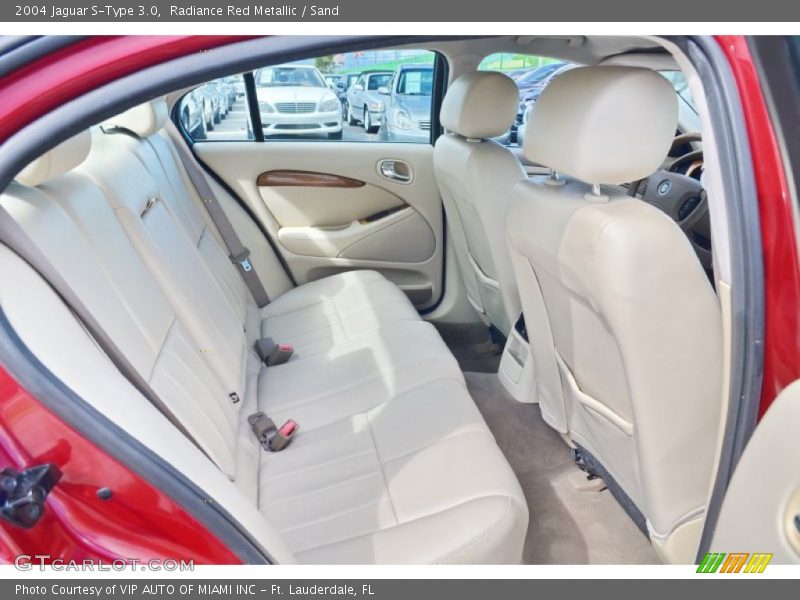 Rear Seat of 2004 S-Type 3.0
