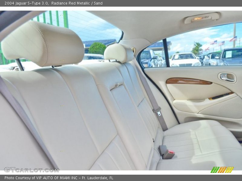 Radiance Red Metallic / Sand 2004 Jaguar S-Type 3.0