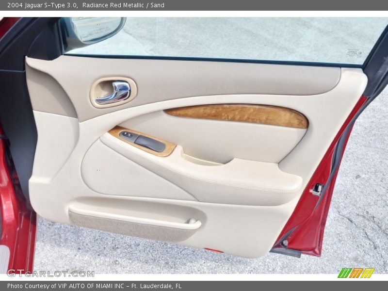 Radiance Red Metallic / Sand 2004 Jaguar S-Type 3.0