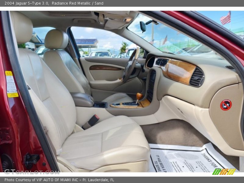 Radiance Red Metallic / Sand 2004 Jaguar S-Type 3.0