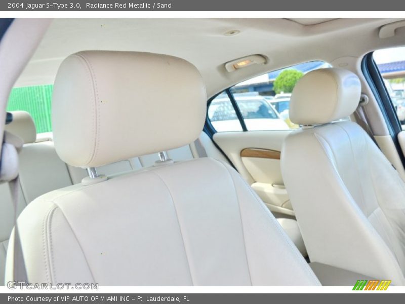 Radiance Red Metallic / Sand 2004 Jaguar S-Type 3.0