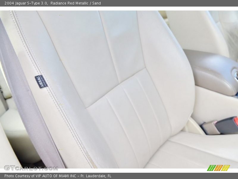 Radiance Red Metallic / Sand 2004 Jaguar S-Type 3.0