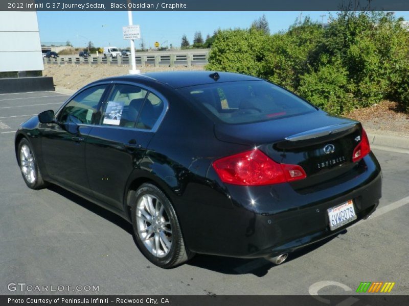 Black Obsidian / Graphite 2012 Infiniti G 37 Journey Sedan