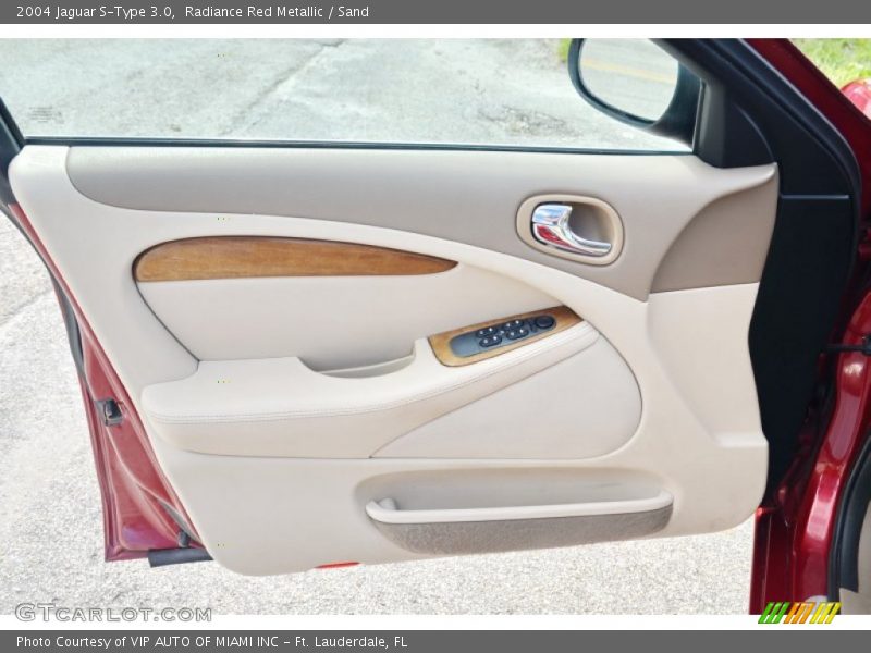 Radiance Red Metallic / Sand 2004 Jaguar S-Type 3.0